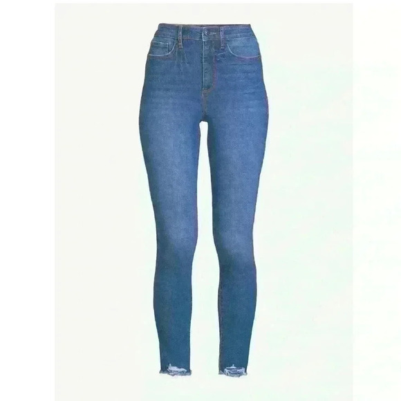 Sofia Jeans Rosa Hi Rise Curvy Ankle destructed hem midwash size 6S chic dress - Picture 16 of 16